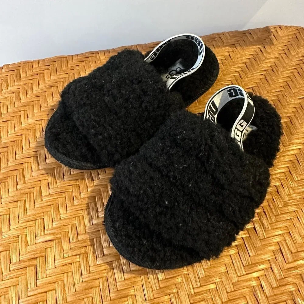UGG Kid's Fluff Yeah Slide Toddlers slippers 10